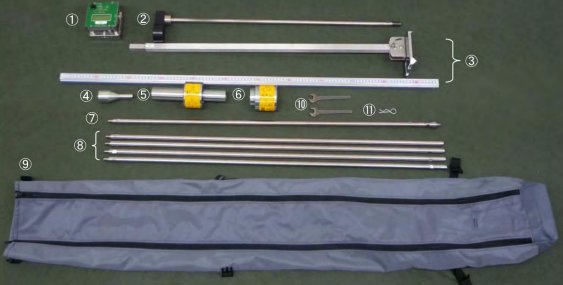 ＳＨ貫入試験機全体部品図